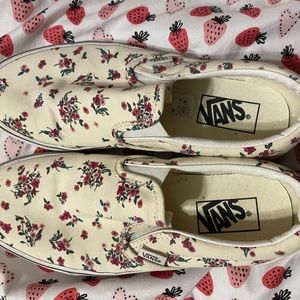 Women’s Floral Vans sz 8.5